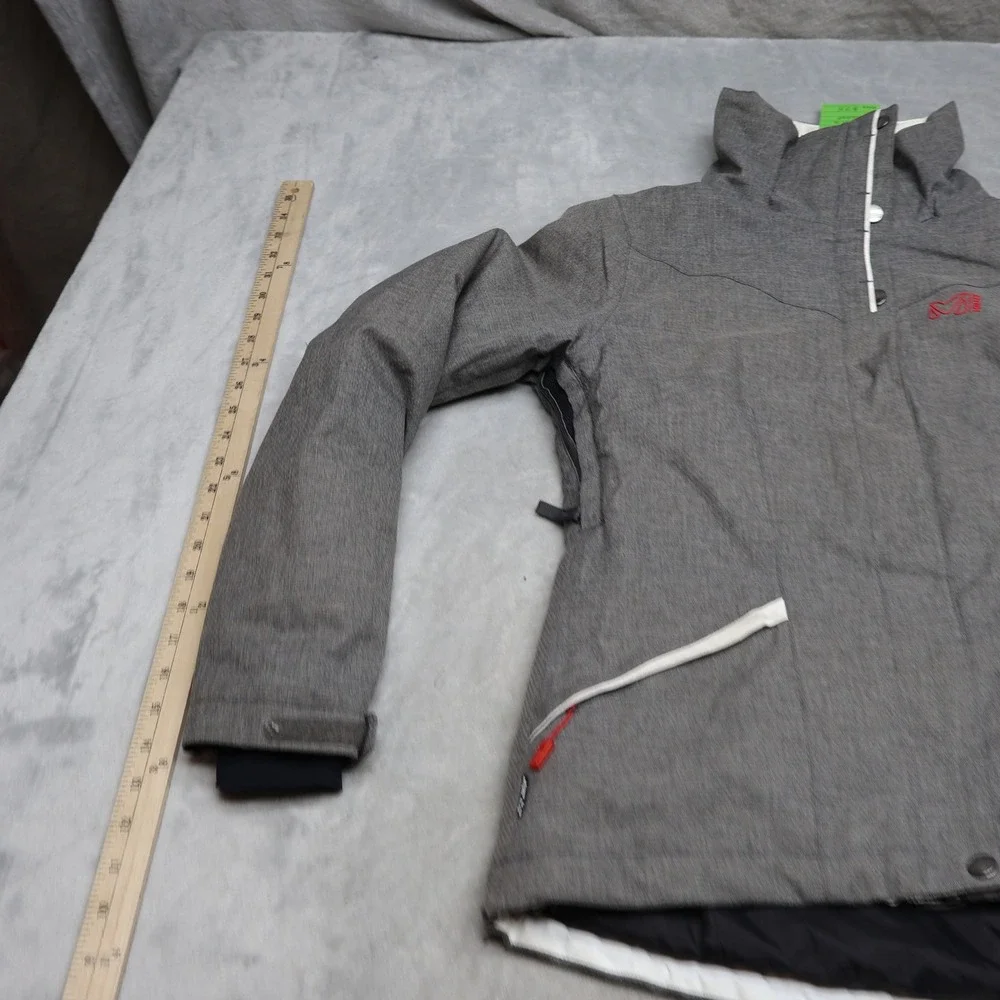 Millet Jacket Women XS Gray Heathered Ski Snow Hiking Pit Zip Outdoor Technical